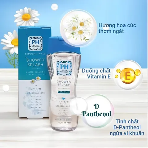 Dung dịch vệ sinh phụ nữ PH Care White Conc Nhật Bản 150ml