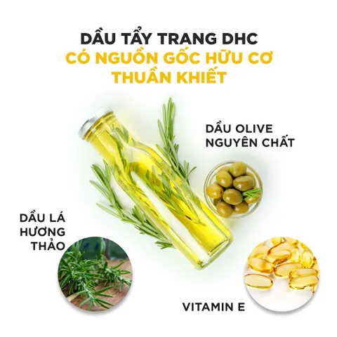 Dầu tẩy trang DHC Olive Deep Cleansing Oil 70ml sạch sâu tăng cường độ ẩm cho da