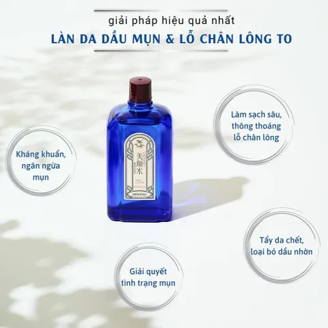 Nước Hoa Hồng Dưỡng Da Ngăn Ngừa Mụn Meishoku Nhật Bản
