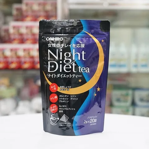 Trà Night Diet Tea Orihiro White Conc Nhật Bản