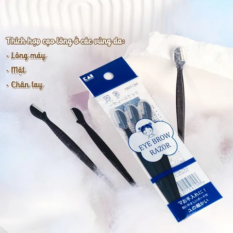 Set 3 Dao Cạo Chân Mày Kai Nhật Bản Eyebrow Dành Cho Nữ