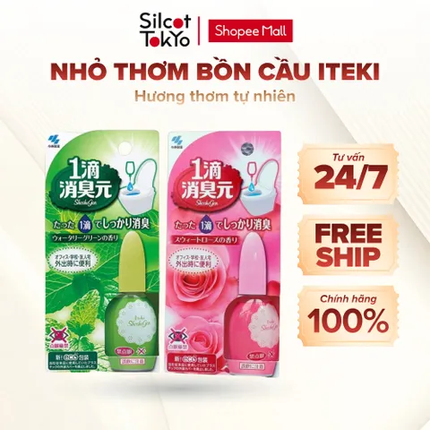 Tinh dầu nhỏ thơm bồn cầu Iteki Shoshugen Kobayashi Nhật Bản 20ml