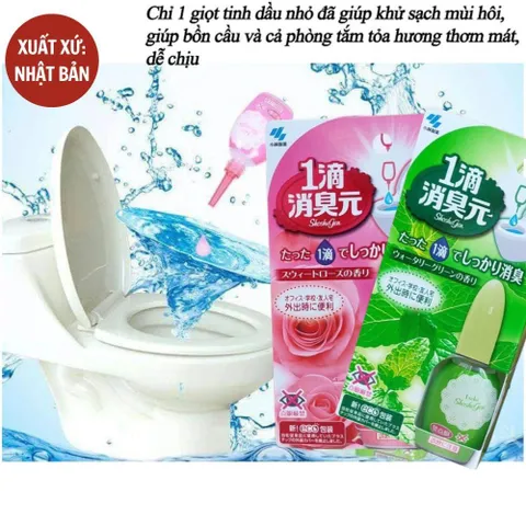 Tinh dầu nhỏ thơm bồn cầu Iteki Shoshugen Kobayashi Nhật Bản 20ml