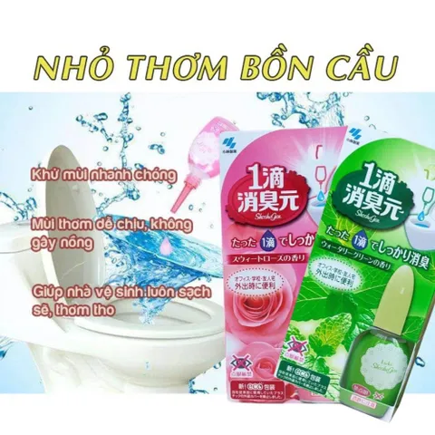 Tinh dầu nhỏ thơm bồn cầu Iteki Shoshugen Kobayashi Nhật Bản 20ml