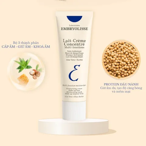 Sữa Dưỡng Ẩm Siêu Phục Hồi Embryolisse Lait Creme Concentre 5ml - 30ml - 75ml