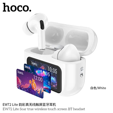 Tai Nghe Hoco EW72 Lite Soar Có Màn Hình LED Cảm Ứng Chống Ồn ANC Pin Bền Bluetooth 5.4 Mới Nhất (P130706)