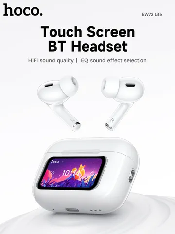 Tai Nghe Hoco EW72 Lite Soar Có Màn Hình LED Cảm Ứng Chống Ồn ANC Pin Bền Bluetooth 5.4 Mới Nhất (P130706)