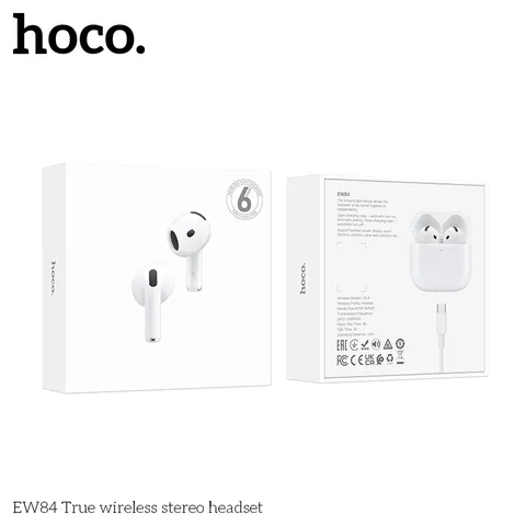 Tai nghe Bluetooth Hoco EW84 V5.4 kết nối siêu nhanh, tiết kiệm pin và ổn định vượt trội (P130448)
