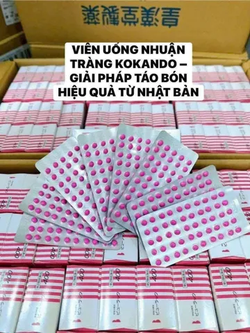 Viên Uống Detox Nhuận Tràng, Giảm Táo Bón Kokando Nhật Bản - Hộp 8 vỉ