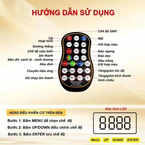 Đèn Sân Khấu Laser Vịt V8 CHILNEXX by THT Đèn Nháy Theo Nhạc Điều Khiển App và Remote cho quán bar.. (P129777)