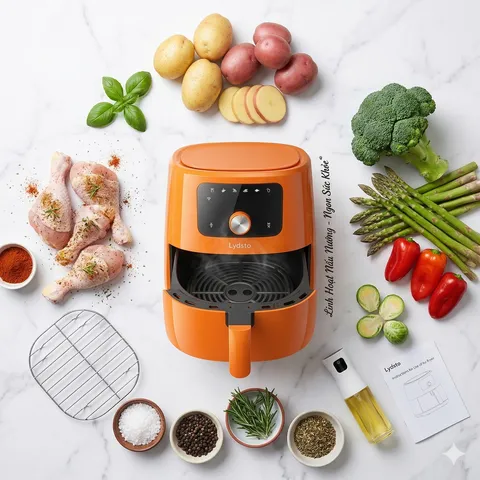 Nồi chiên không dầu thông minh Xiaomi Lydsto XD-ZNKQZG03 - bản quốc tế, có kết nối App (P129741)