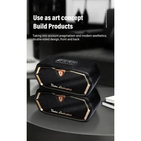 Loa Bluetooth Torino Lamborghini TL89 – Da Nappa, Logo mạ vàng 18K, có TWS, CS 20W - bản quốc tế (P129587)
