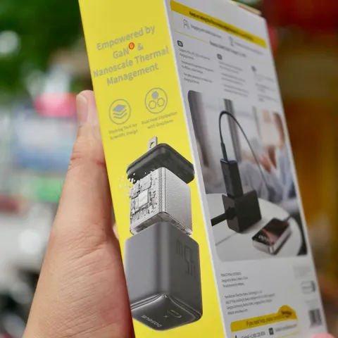 Bộ củ + cáp Type-C sạc nhanh Baseus GaN6 45W Type-C ( 1 củ + 1 cáp ) (P129302)