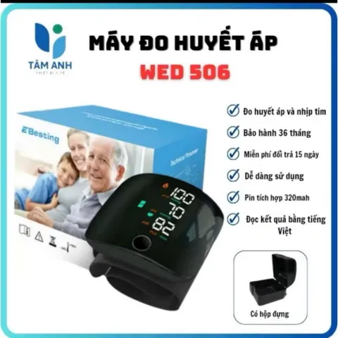 Máy đo huyết áp cổ tay XO RS02 sạc pin tiện lợi (P128970)