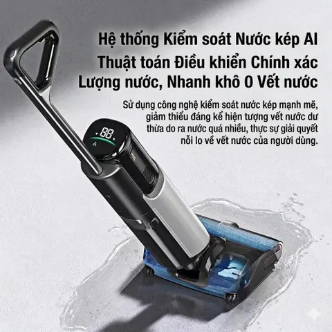 [Tặng 2 cáp sạc Baseus]Máy hút bụi & lau sàn Deerma MOVA X40 Plus - Pro, lau và giặt nước nóng 90 độ (P128461)