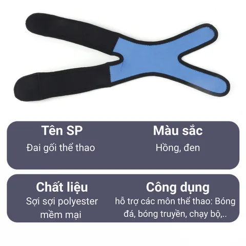 Đai Bó Gối Tập Gym Chạy Bộ Có Đệm Silicone – Thoáng Khí, Co Giãn  ROVIX SPORT (P128123)
