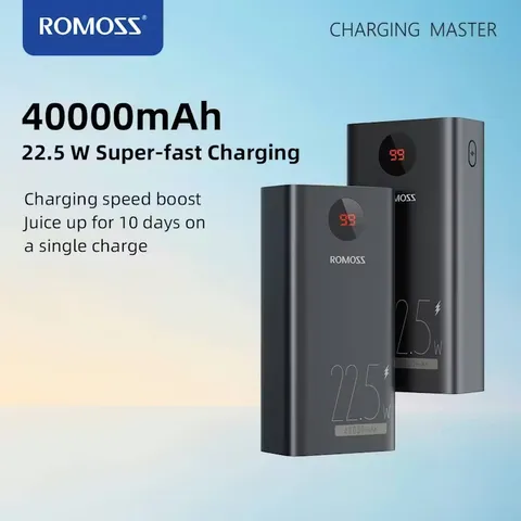 Pin dự phòng 40.000mAh ROMOSS PEA40 sạc nhanh 22.5W ( ko hộp ) (P127971)