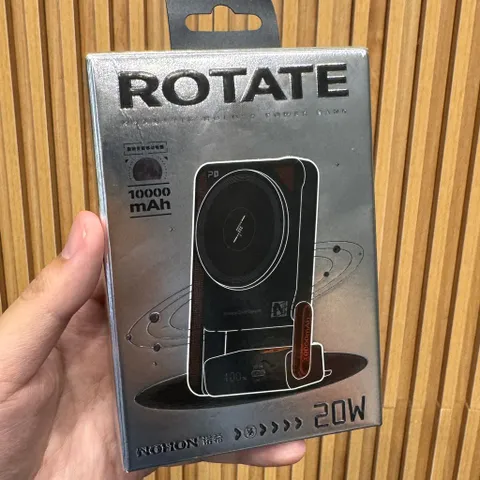 Pin dự phòng 10.000mAh NOHON ROTATE, sạc nhanh 20W, sạc không dây Magsafe, kiêm đế dựng điện thoại (P127942)