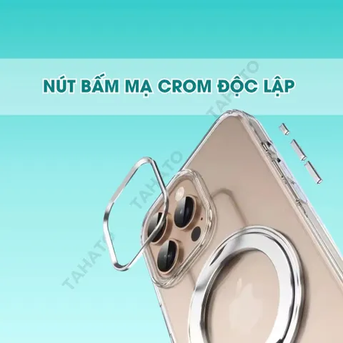 Ốp Trong Suốt Iphone 11-17Promax TAHATO bản năng cấp cứng viền mềm dễ lắp chống trầy xước ốp có chân (P127574)