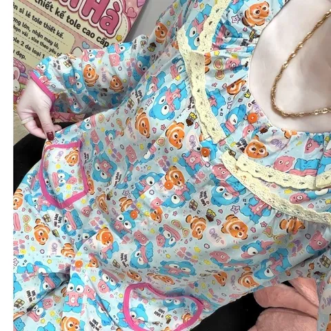 {Hàng mới về}Bộ ngủ mặc nhà tiểu thư F21