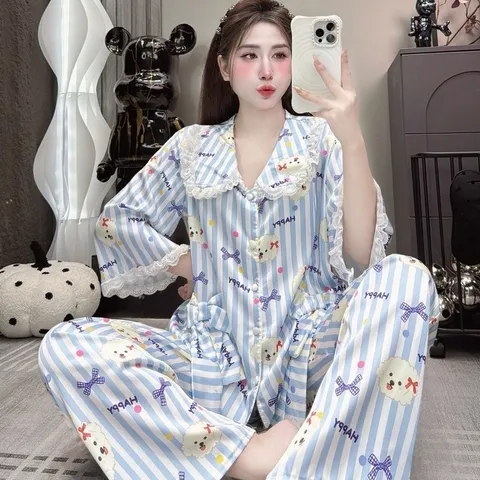 {Mẫu hot} Tay lỡ cổ sen ren mềm