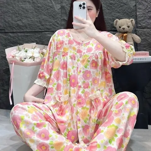 {Mẫu mới} Bộ ngủ tiểu thư F21 phối nơ