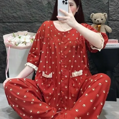 {Mẫu mới} Bộ ngủ tiểu thư F21 phối nơ