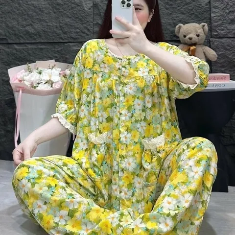 {Mẫu mới} Bộ ngủ tiểu thư F21 phối nơ
