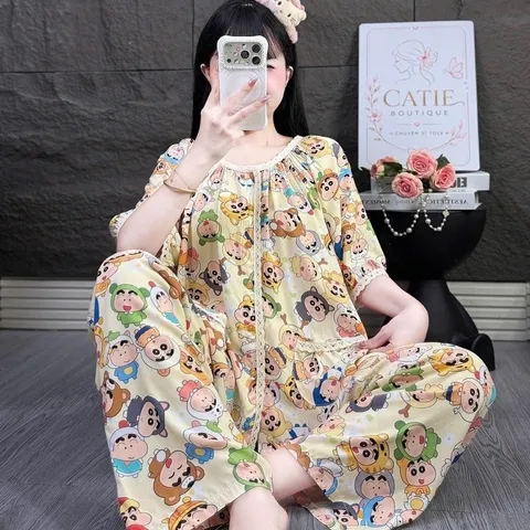 Bộ ngủ tole tay ngắn F21