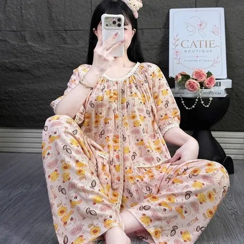 Bộ ngủ tole tay ngắn F21