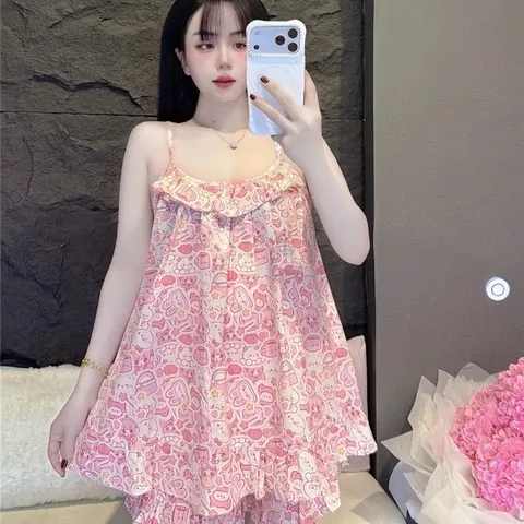 {Mẫu mới} Đùi hai dây mặc nhà