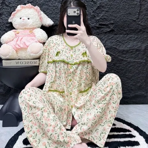{Mẫu mới} Tay ngắn thắt nơ