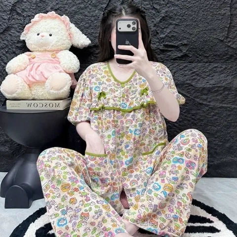 {Mẫu mới} Tay ngắn thắt nơ