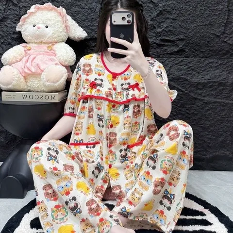 {Mẫu mới} Tay ngắn thắt nơ
