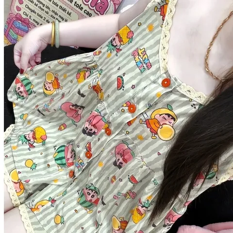 Bộ mặc nhà đùi tole