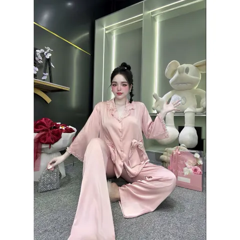 Bộ ngủ mặc nhà pijama trơn