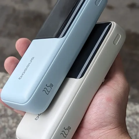 Sạc dự phòng Baseus PPJP312 20.000mah 22.5W liền 2 dây C + L  đựng túi zip hãng (P127016)