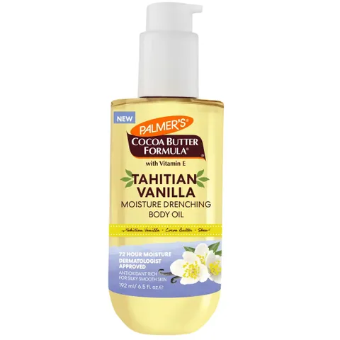 Dầu dưỡng da body Palmer's Tahitian Vanilla Moisture Drenching Body Oil 192ml