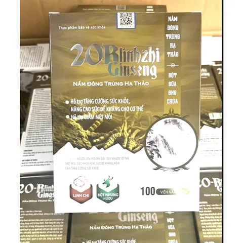 20B Blinhzhi Ginseng Viên tăng lực nhân sâm nắm đông trùng hạ thảo bồi bổ cơ thể, ăn ngủ ngon người suy nhược