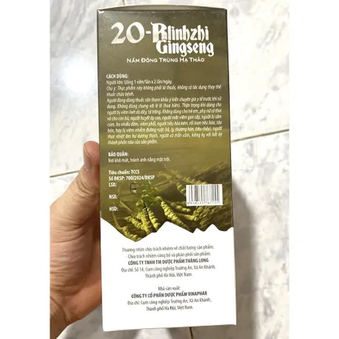 20B Blinhzhi Ginseng Viên tăng lực nhân sâm nắm đông trùng hạ thảo bồi bổ cơ thể, ăn ngủ ngon người suy nhược