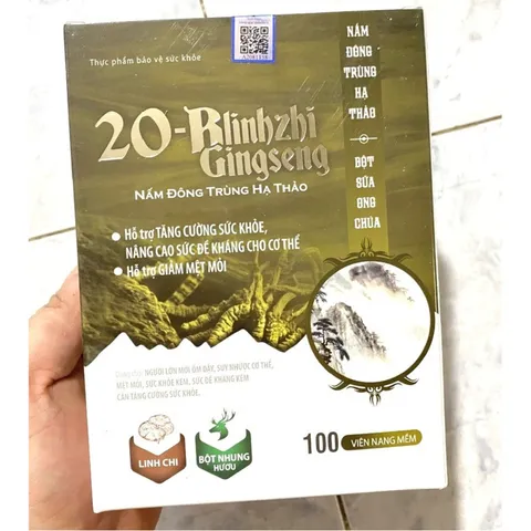 20B Blinhzhi Ginseng Viên tăng lực nhân sâm nắm đông trùng hạ thảo bồi bổ cơ thể, ăn ngủ ngon người suy nhược
