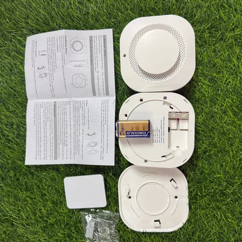 Báo cháy, Cảm Biến Khói báo cháy ( kèm cả bin) (P125942)