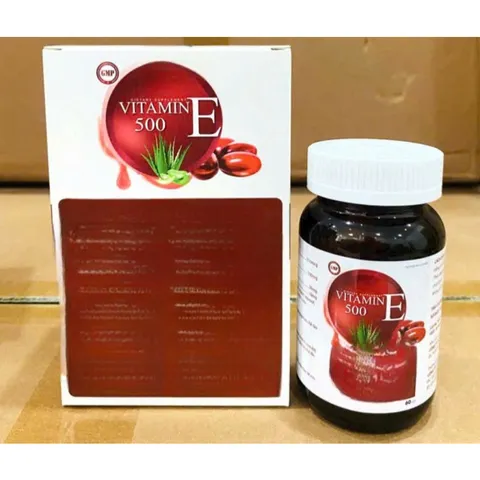 Vitamin E 500, E đỏ tinh dầu quả óc chó Vitamin E đỏ tinh dầu thông đỏ, lô hội, hoa anh đào chống oxy hóa lão hóa viên