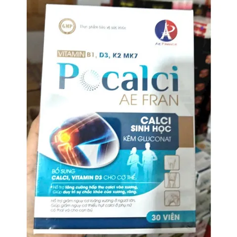 Fran BỔ SUNG CANXI, chống còi xương, loãng xương cho xương và răng chắc khỏe phát triển chiều cao vi