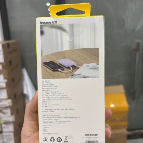 Sạc Dự Phòng Baseus PPMD10  10000mAh 30W – Tích Hợp 2 Cáp Type-C, Sạc Nhanh PD, Màn Hiển Thị Pin (P125842)