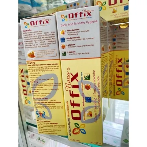Dung Dịch Vệ Sinh Phụ Nữ Offix Nghệ Nano – Làm Sạch Dịu Nhẹ, Chăm Sóc Vùng Kín Hằng Ngày