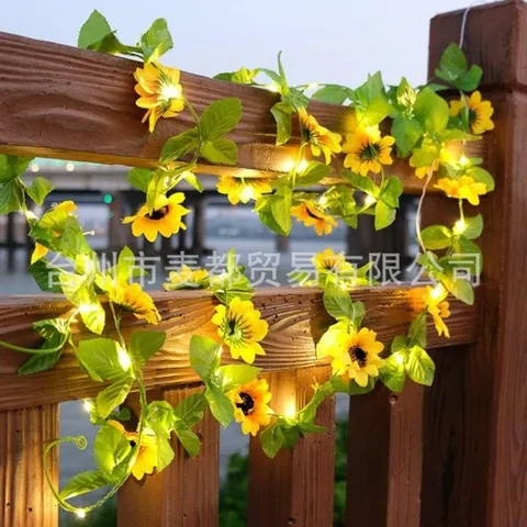 Đèn Năng Lượng Mặt Trời Đèn Led Trang Trí Tết 2025 Hoa Hướng Dương Đèn Trang Trí Ngoài Trời Năng Lượng Mặt Trời