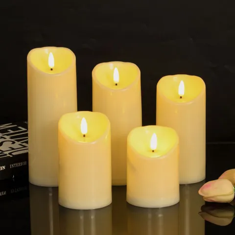 Đèn Nến Điện Tử LED Dùng Pin AA - Nến Giả Ánh Sáng Vàng Ấm, Trang Trí Sinh Nhật, Tiệc Cưới, Bàn Decor Nhà Hàng Khách Sạn