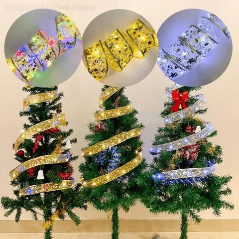 Dây đèn trang trí Giáng sinh Đèn trang trí hộp quà Đèn trang trí cây thông Noel Dây Đèn Trang Trí Lễ Tiệc Mẫu mới 2025