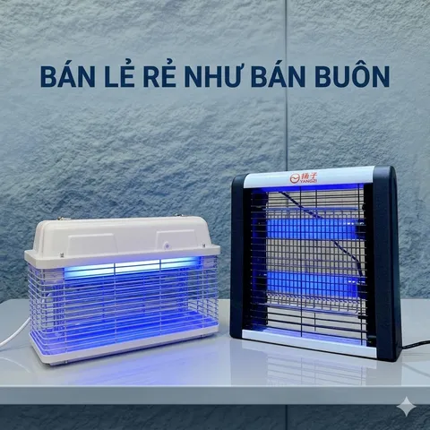 Tặng Đèn muỗi 6w + Đèn bắt muỗi HENGTONG HT-003 30W – loại cỡ lớn 40cm, sử dụng vỉ điện giật (P125190)
